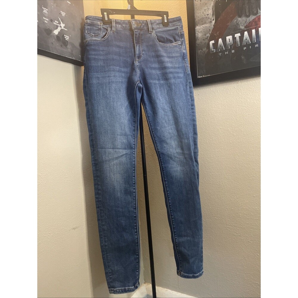 Esprit Organic Cotton Skinny Jeans Womens W34 Short Dark Wash Stretch
